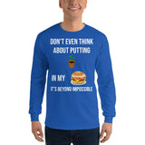 Gyftzz Apparel Men's Classic Long Sleeve Shirt - No Plants in My Cheeseburger - FreeShippingAllOrders.com