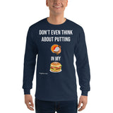 Gyftzz Apparel Men's Classic Long Sleeve Shirt - No Turkey in My Cheeseburger - FreeShippingAllOrders.com