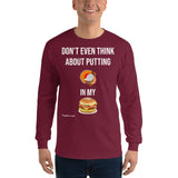 Gyftzz Apparel Men's Classic Long Sleeve Shirt - No Turkey in My Cheeseburger - FreeShippingAllOrders.com