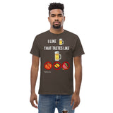 Gyftzz Apparel Men's Classic Tee - I Like Beer That Tastes Like Beer - FreeShippingAllOrders.com