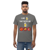 Gyftzz Apparel Men's Classic Tee - I Like Beer That Tastes Like Beer - FreeShippingAllOrders.com