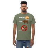 Gyftzz Apparel Men's Classic Tee - Make My Cheeseburger from Beef - FreeShippingAllOrders.com