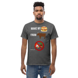 Gyftzz Apparel Men's Classic Tee - Make My Cheeseburger from Beef - FreeShippingAllOrders.com