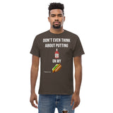 Gyftzz Apparel Men's Classic Tee - No Ketchup on My Hot Dog - FreeShippingAllOrders.com