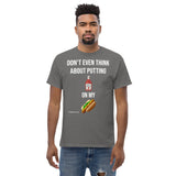 Gyftzz Apparel Men's Classic Tee - No Ketchup on My Hot Dog - FreeShippingAllOrders.com