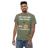 Gyftzz Apparel Men's Classic Tee - No Plants in My Cheeseburger - FreeShippingAllOrders.com