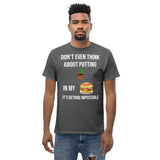 Gyftzz Apparel Men's Classic Tee - No Plants in My Cheeseburger - FreeShippingAllOrders.com