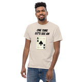 Gyftzz Apparel Men's T-Shirt - One Time Let's See an Ace - FreeShippingAllOrders.com