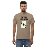 Gyftzz Apparel Men's T-Shirt - One Time Let's See an Ace - FreeShippingAllOrders.com