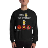 Gyftzz Apparel Unisex Sweatshirt - I Like Beer That Tastes Like Beer - FreeShippingAllOrders.com