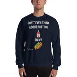 Gyftzz Apparel Unisex Sweatshirt - No Ketchup on My Hot Dog - FreeShippingAllOrders.com