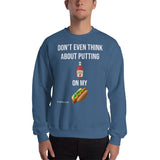 Gyftzz Apparel Unisex Sweatshirt - No Ketchup on My Hot Dog - FreeShippingAllOrders.com