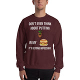 Gyftzz Apparel Unisex Sweatshirt - No Plants in My Cheeseburger - FreeShippingAllOrders.com