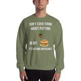 Gyftzz Apparel Unisex Sweatshirt - No Plants in My Cheeseburger - FreeShippingAllOrders.com