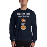 Gyftzz Apparel Unisex Sweatshirt - No Turkey in My Cheesburger - FreeShippingAllOrders.com