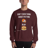 Gyftzz Apparel Unisex Sweatshirt - No Turkey in My Cheesburger - FreeShippingAllOrders.com