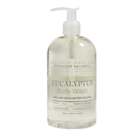 Hillhouse Naturals Body Wash 16 Oz. - Eucalyptus - FreeShippingAllOrders.com