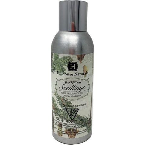 Hillhouse Naturals Fragrance Mist 3 Oz. - Evergreen Seedlings - FreeShippingAllOrders.com