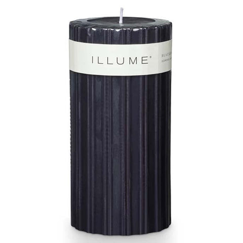 Illume Fragranced Medium Pillar Candle 6” - Blackberry Absinthe - FreeShippingAllOrders.com