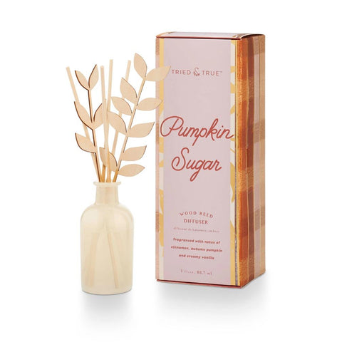 Illume Tried & True Leaf Reed Diffuser 3 Oz. - Pumpkin Sugar - FreeShippingAllOrders.com