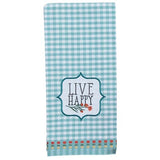 Kay Dee Designs Tea Towel - Live Happy - FreeShippingAllOrders.com