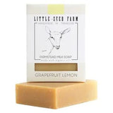 Little Seed Farm Goat's Milk Soap 4.75 Oz. - Grapefruit Lemon - FreeShippingAllOrders.com