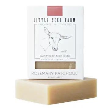 Little Seed Farm Goat's Milk Soap 4.75 Oz. - Rosemary Patchouli - FreeShippingAllOrders.com