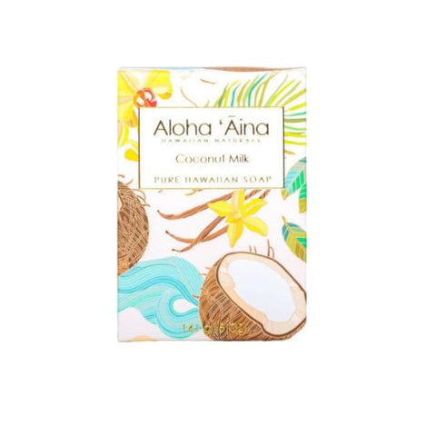 Maui Soap Company Aloha 'Aina Aromatherapy Pure Bar Soap 5 oz. - Coconut Milk - FreeShippingAllOrders.com