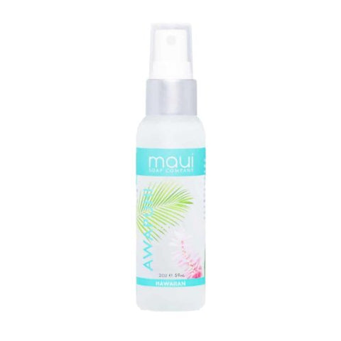 Maui Soap Company Body Mist 2 oz. with Coconut, Macadamia & Kukui Oil - Awapuhi - FreeShippingAllOrders.com