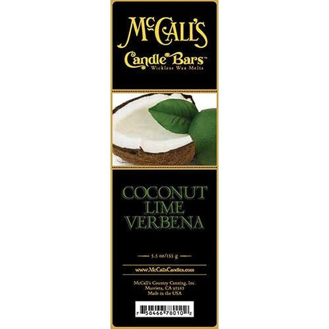 McCall's Candles Candle Bar 5.5 oz. - Coconut Lime Verbena - FreeShippingAllOrders.com