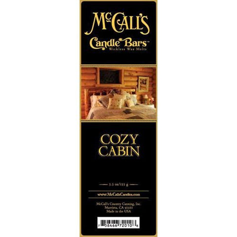 McCall's Candles Candle Bar 5.5 oz. - Cozy Cabin - FreeShippingAllOrders.com