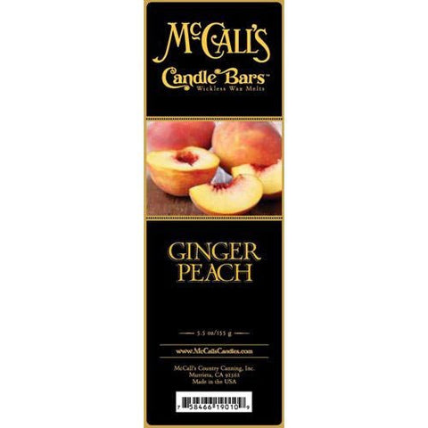 McCall's Candles Candle Bar 5.5 oz. - Ginger Peach - FreeShippingAllOrders.com