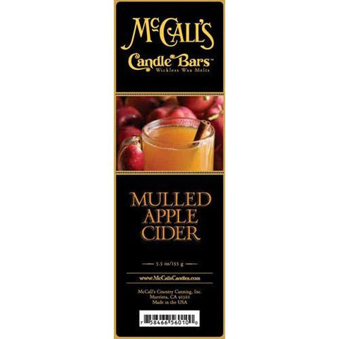 McCall's Candles Candle Bar 5.5 oz. - Mulled Apple Cider - FreeShippingAllOrders.com