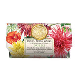 Michel Design Works Bath Soap Bar 9 Oz. - Dahlias - FreeShippingAllOrders.com