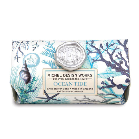 Michel Design Works Bath Soap Bar 9 Oz. - Ocean Tide - FreeShippingAllOrders.com