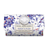 Michel Design Works Bath Soap Bar 9 Oz. - Paisley & Plaid - FreeShippingAllOrders.com