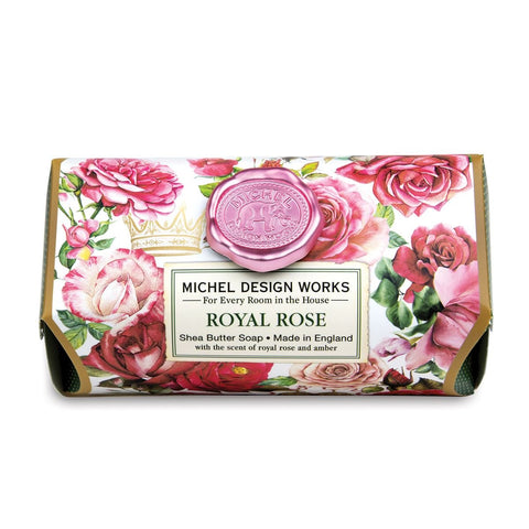 Michel Design Works Bath Soap Bar 9 Oz. - Royal Rose - FreeShippingAllOrders.com