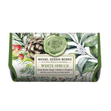 Michel Design Works Bath Soap Bar 9 Oz. - White Spruce - FreeShippingAllOrders.com