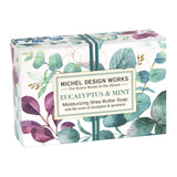 Michel Design Works Boxed Single Soap 4.5 Oz. - Eucalyptus & Mint - FreeShippingAllOrders.com