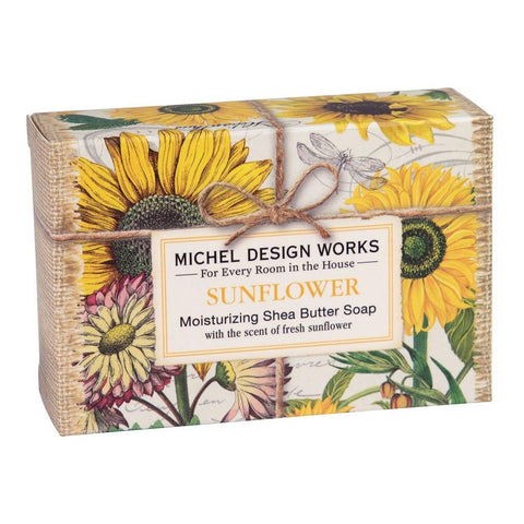 Michel Design Works Boxed Single Soap 4.5 Oz. - Sunflower - FreeShippingAllOrders.com