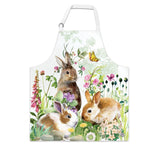 Michel Design Works Chef Apron - Bunny Meadow - FreeShippingAllOrders.com