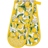 Michel Design Works Double Oven Glove - Lemon Basil - FreeShippingAllOrders.com