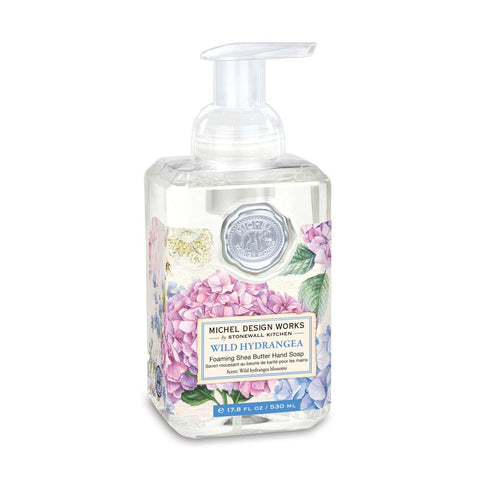 Michel Design Works Foaming Shea Butter Hand Soap 17.8 Oz. - Wild Hydrangea - FreeShippingAllOrders.com