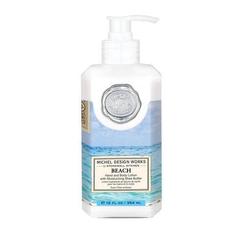 Michel Design Works Hand & Body Lotion 12 Oz. - Beach - FreeShippingAllOrders.com