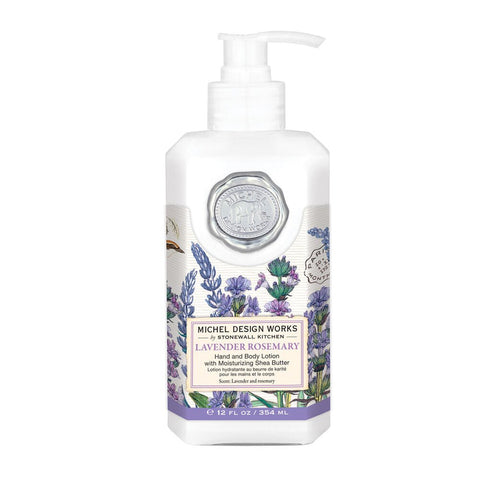 Michel Design Works Hand & Body Lotion 12 Oz. - Lavender Rosemary - FreeShippingAllOrders.com