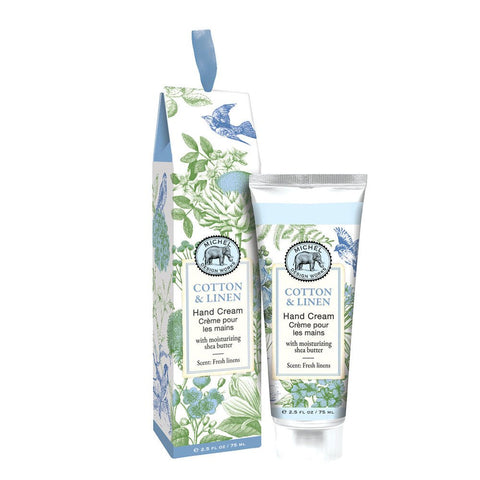 Michel Design Works Hand Cream 2.5 Oz. - Cotton & Linen - FreeShippingAllOrders.com