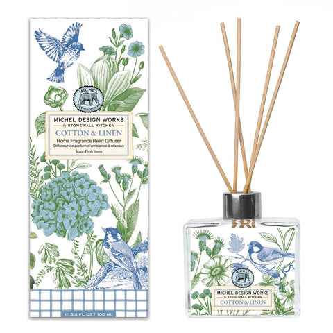 Michel Design Works Home Fragrance Diffuser 3.38 Oz. - Cotton & Linen - FreeShippingAllOrders.com