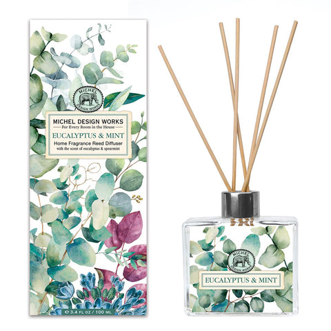 Michel Design Works Home Fragrance Diffuser 3.38 Oz. - Eucalyptus & Mint - FreeShippingAllOrders.com