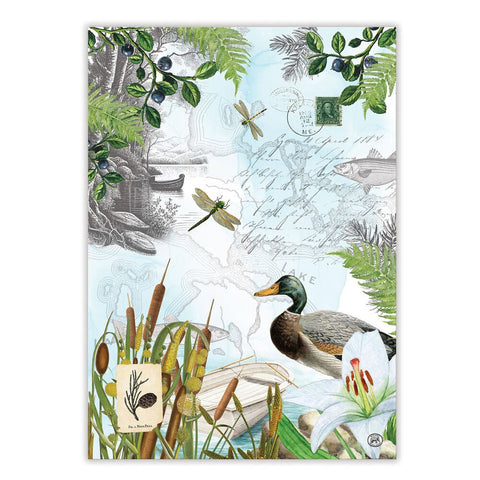 Michel Design Works Kitchen Towel - By the Lake - FreeShippingAllOrders.com