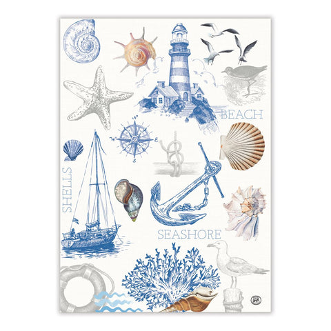 Michel Design Works Kitchen Towel - The Shore - FreeShippingAllOrders.com